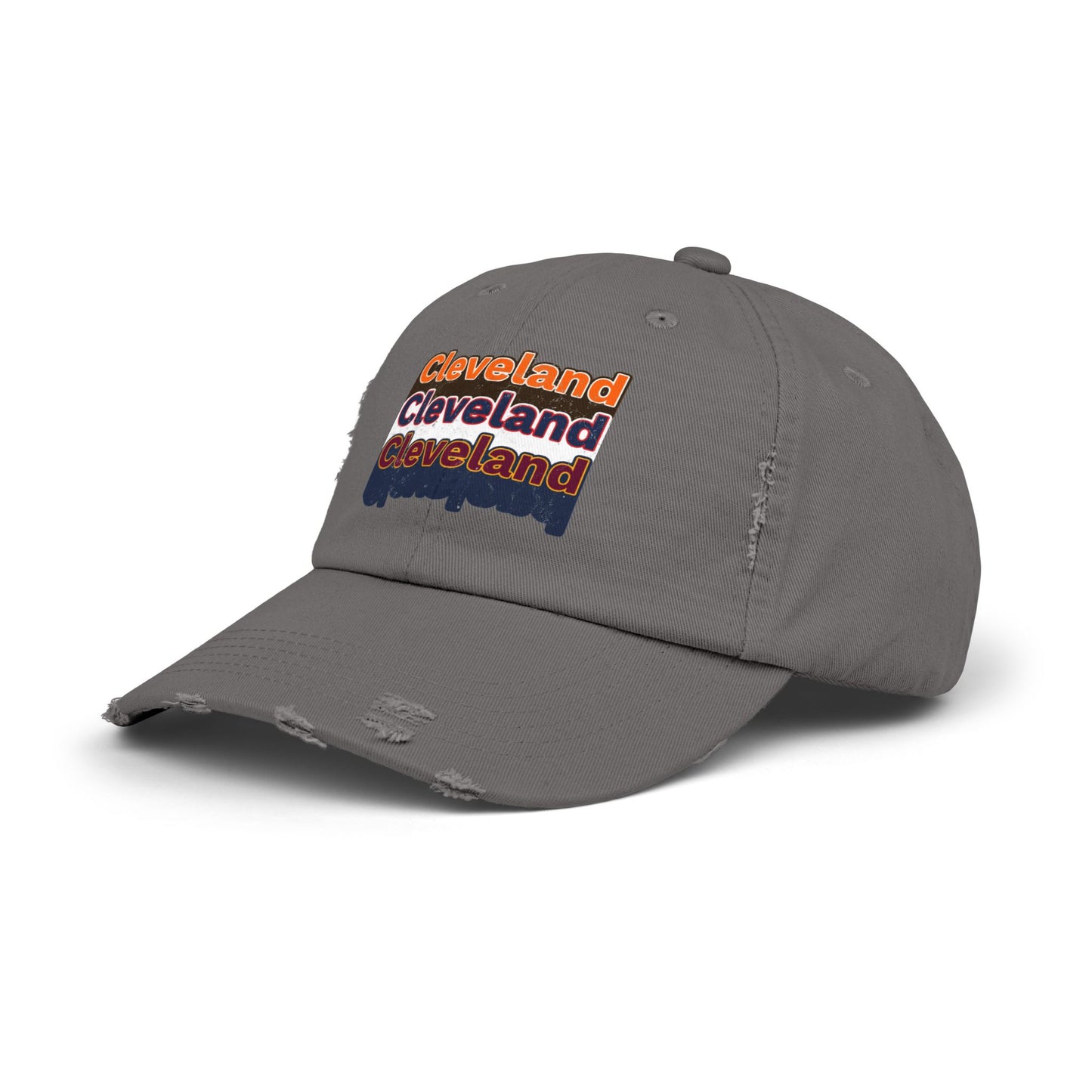 Cleveland Sports Distressed Cap