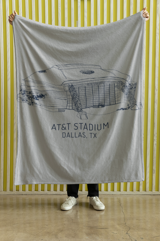 AT&T Stadium Plush Blanket