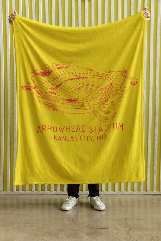 Arrowhead Stadium Plush Blanket