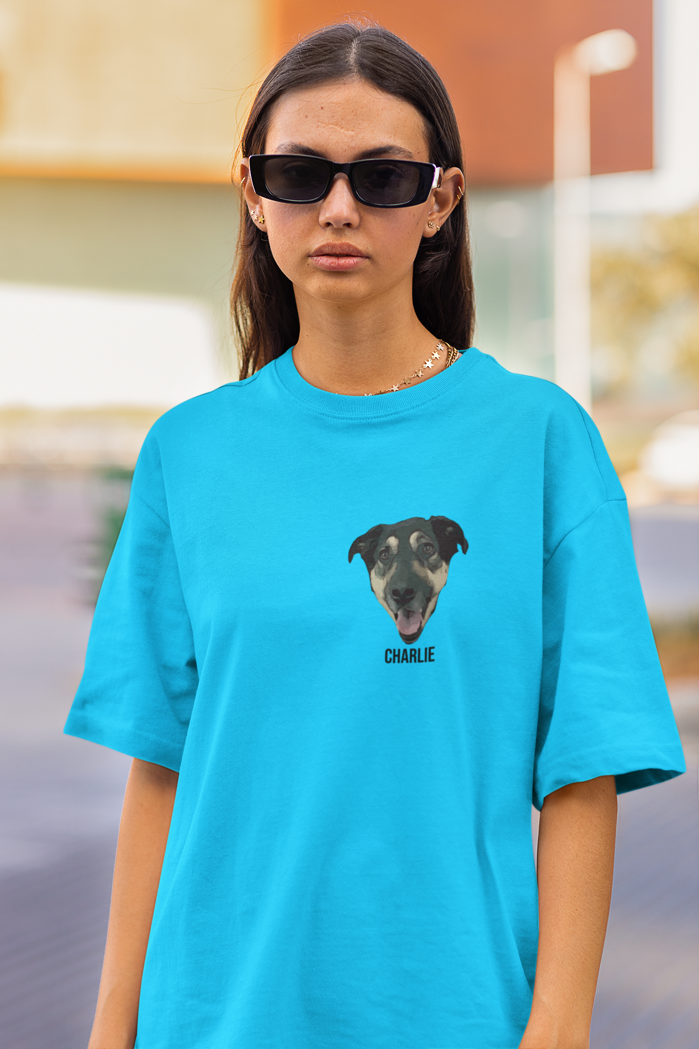 personalized dog tshirt - comfort colors