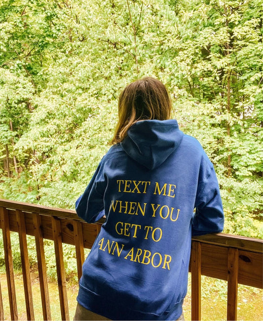 Text Me College Hoodie
