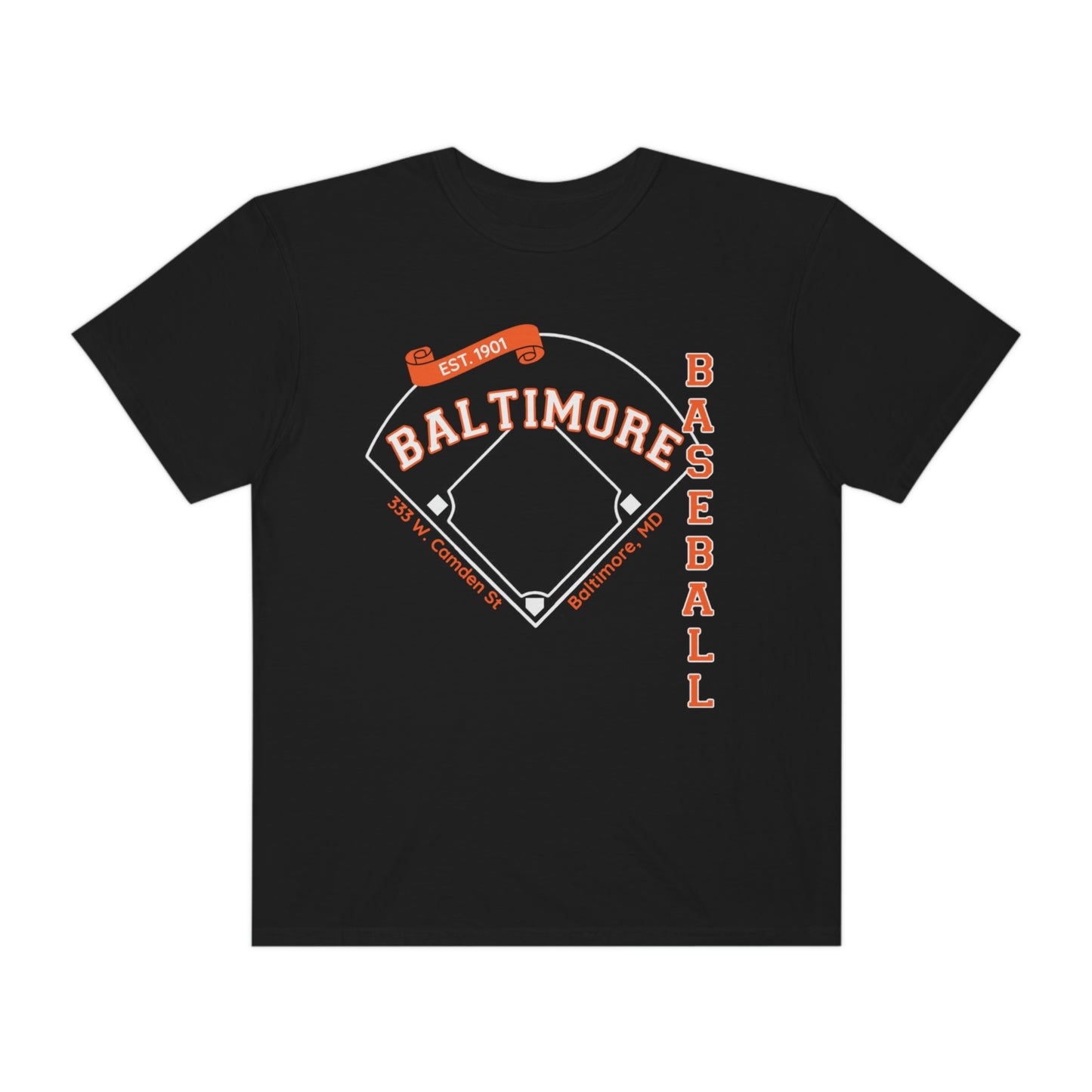 Baltimore Comfort Colors Baseball Tshirt